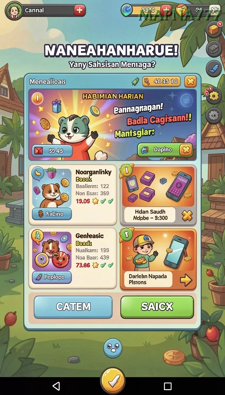 Cuplikan layar LUXURY333 — aktivitas