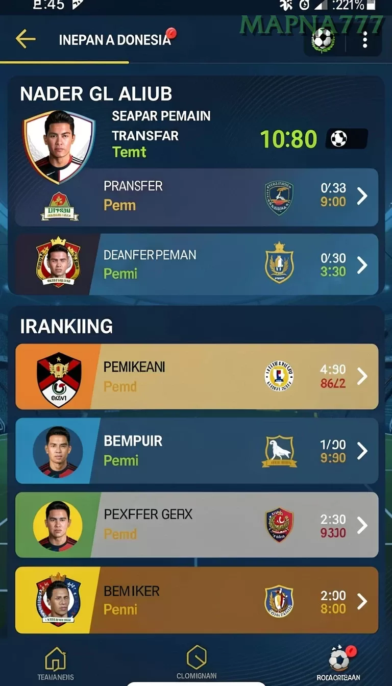 Cuplikan layar EVENTS — halaman utama
