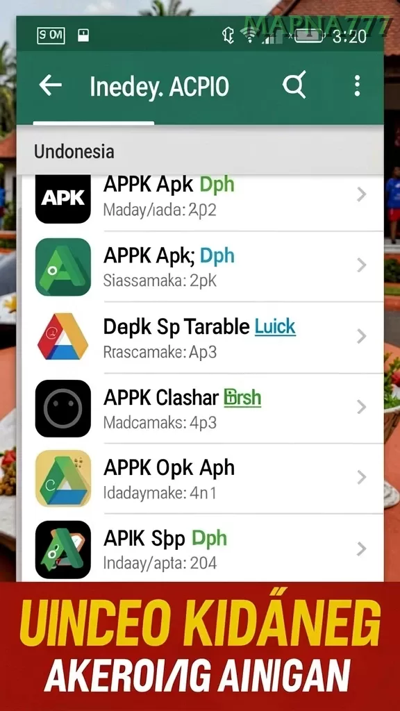 Cuplikan layar 8368SLOT — pengaturan akun