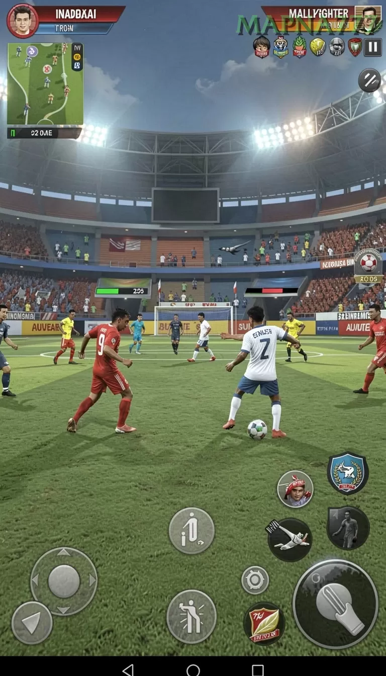 Cuplikan layar EVENTS — aktivitas